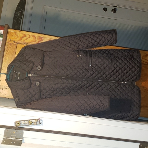 Hobbs of London High Quality Detailing Quilted Brown UK 12/US 10 EUC L:33" - Picture 2 of 5